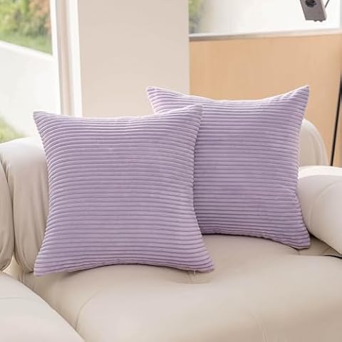 Demetex 45x45 cm Purple Cushion Covers Cover