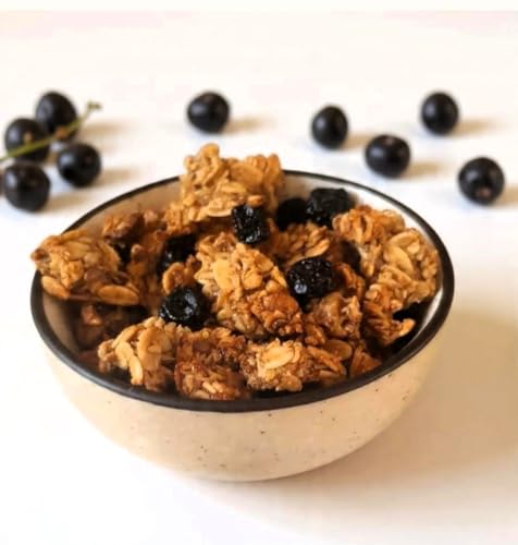 Image of The Good Crumb Banana Blueberry Walnut Granola | 200g I Gluten-free I Crunchy Breakfast Cereal with Bananas, Blueberries, Walnuts & Seeds I Protein sourced naturally from Oats, walnuts, seeds & blueberries I Sweetened with Honey I No added preservatives