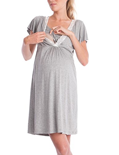 Lomon Camicia da Notte da Donna per Parto