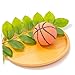 Holibanna 3pcs Basketball Shape Natural Sea Salt Bath Balls Milk Plant Foaming Aroma Bath Salt for Boys and Girls Multi-Function Bathing Balls for Relaxing Shower