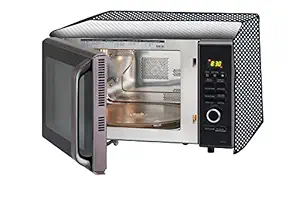 Stylista Microwave Oven Cover for Godrej 20 L Convection GMX 20CA5 MLZ Polka dot Pattern Navy