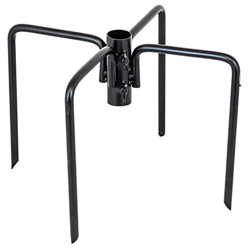 Woodside Bird Feeding Station Stabiliser, Heavy Duty Steel, Universal Up To 28mm, Staked Rods