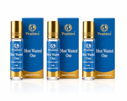 Image of Most Wanted One Attar Roll-On Perfume Oil 8 ml x 3 | Alcohol Free | Long Lasting Rich Fragrance | Men & Women | Pocket Size Travel Friendly Roll On | Daily Wear Fragrance - Pack of 3
