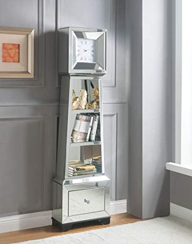 Acme Dalton Mirrored Floor Clock