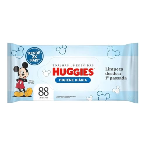 Huggies Lenços Umedecidos Higiene Diária Rendem 2x Mais 120 um