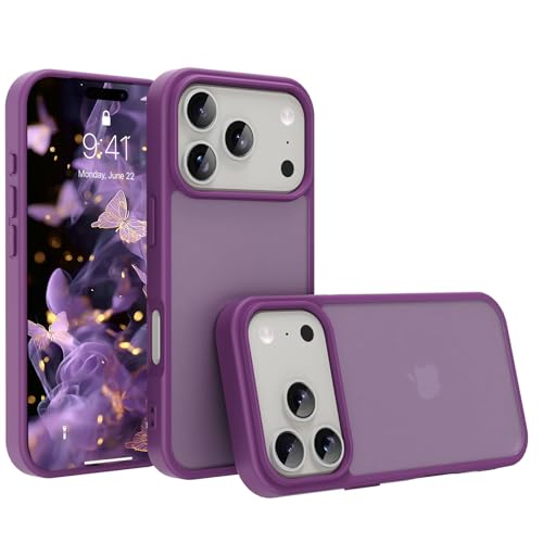 Image of iPhone 18 pro max /17 pro max Case,Translucent Matte(deep Purple)