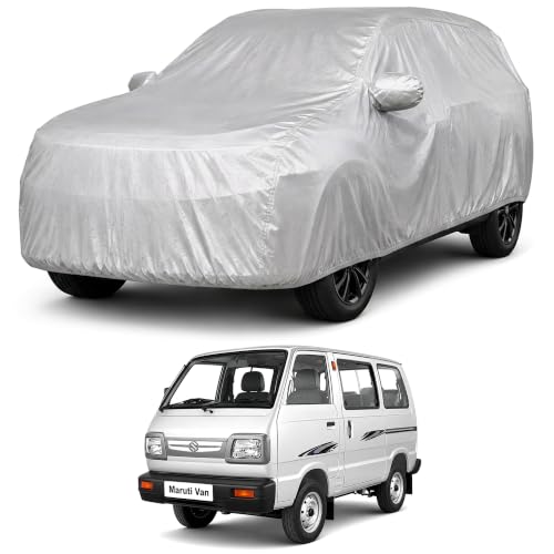 Image of Autofact Car Body Cover Compatible with Van /Omni | Custom Fit Car Cover | 100% Water-Resistant| Triple-Stitched Lightweight Fabric | Dustproof | Indoor & Outdoor Use | Elastic Bottom
