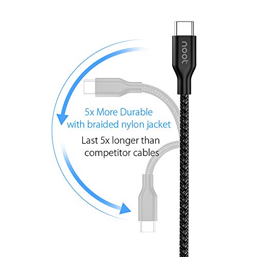 Noot Products - Charger Cable For Motorola Moto G Stylus 5G,One 5G,One 5G Ace,G100,G Play,G Power,G Fast,Edge,G7 Plus,G7 Play,Edge Plus,Razr,- Braided 6Ft Usb C To A Fast Charging Cord #TOP6