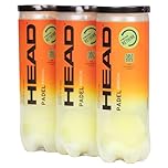 HEAD 3x3B Padel Radical, Padel Ball, Yellow