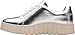 Clarks Women’s Mykah Joy Platform Fashion Sneaker, Silver Leather, 7.5