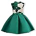 AYOMIS Baby Girl Dress Party Wedding Flower Dresses Sleeve Gowns(Green 2-3Y)