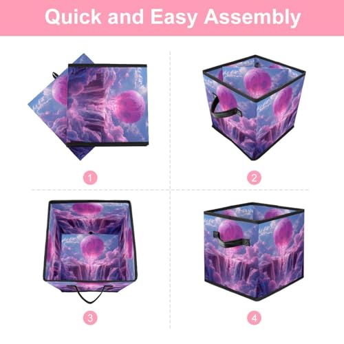 Boîte de rangement pliable durable et solide pour organiser la maison