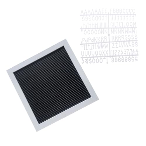 DOITOOL Tableau à Lettres en Bois avec Lettres Détachables Panneau Mural Interchangeable Décoration de Bureau 30X20 CM Utilisation à Restaurant