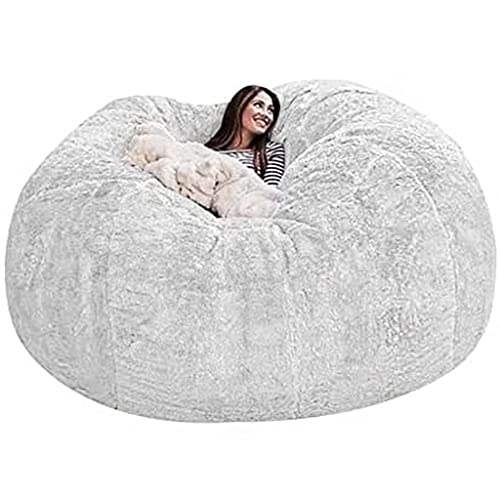 GAIGY Riesige Bohnenbeutel Sofa Big Pelz Sitzsack Bett Slipcover Koffer Kein Füllstoff Boden Seat Recliner Puff Lazy…