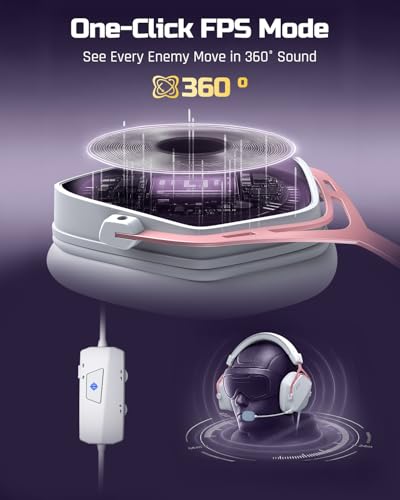 Image of NUBWO HG03 Wired Gaming Headset for PC, FPS-Tuned, Noise-Canceling Mic