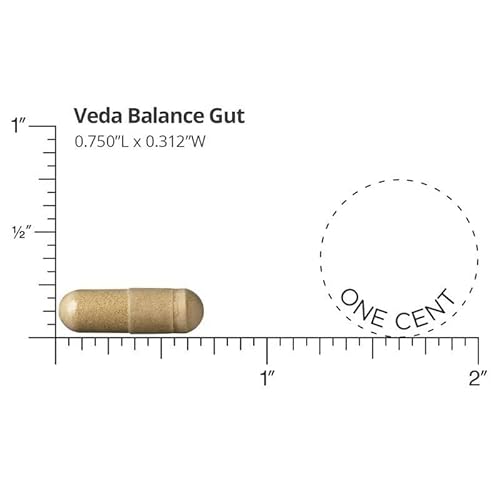 Prajna Ayurveda Veda Balance Gut Is Practitioner Formulated To Support Digestion & Regularity And Ease Gas & Bloating To Keep Your Body And Mind Health; Vegan, Gluten-Free, Soy-Free #TOP2