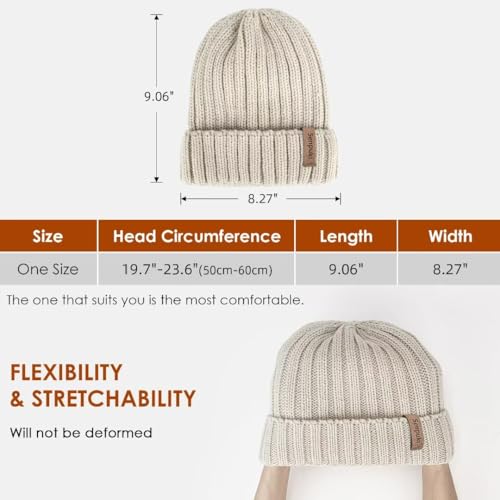 SENPUKI Gorro de Invierno para Mujer 3 Piezas miniatura 4