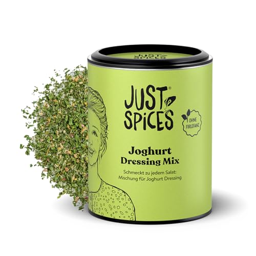 Just Spices Joghurt Dressing Mix I Dressing für alle Salate in Sekunden anrühren I Gewürzdose, 40 g