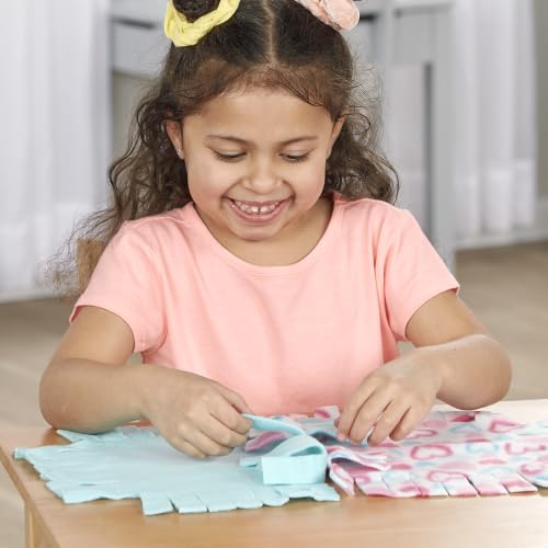 Melissa & Doug Created by Me! Heart Fleece Blanket, No-Sew Quilt Craft Kit - image 6