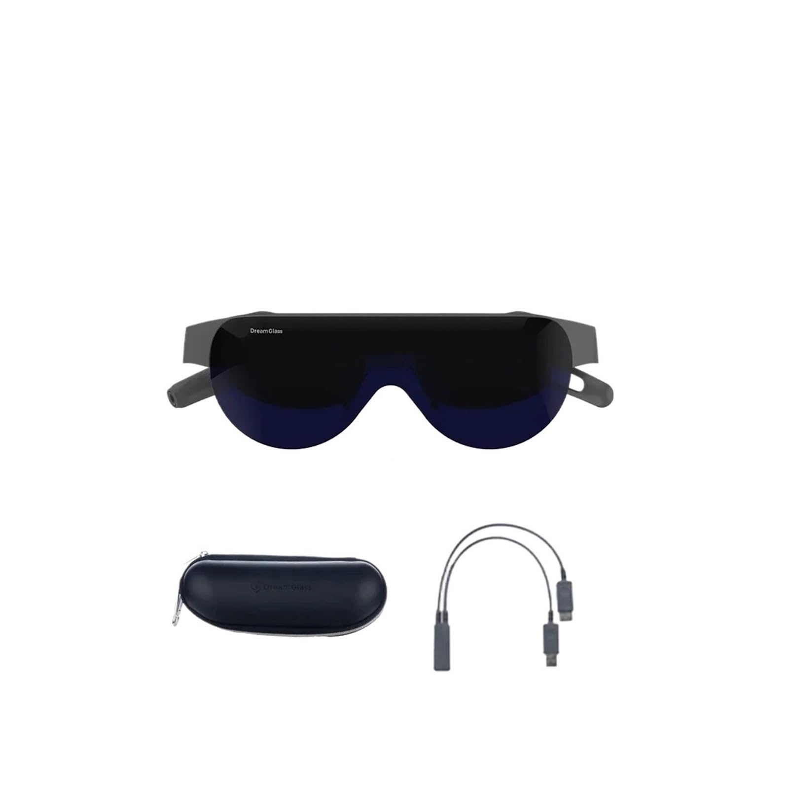New Dream Glass 4K/4K Plus VR AR Smart Glasses Watch Movis And Working 2D/3D/360° Immersive Viewing(Standard)