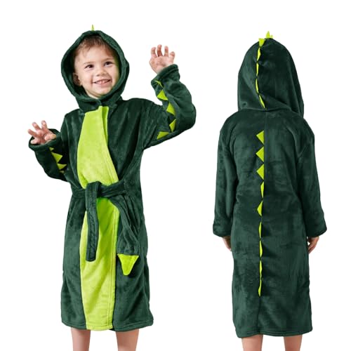 Robe de chambre dinosaure enfant LOLANTA, le cadeau idéal en polaire douce pour Noël