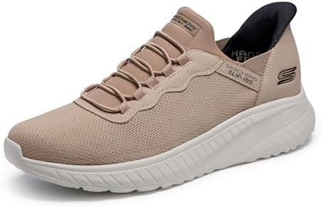 Skechers Men's Hands Free Slip-ins Skechers Bobs Squad Chaos - Daily Hype, Tan, 11.5 Wide
