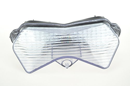 Feu arrière LED clignotants intégrés Kawasaki ZX6R 2003 Z1000 2004 Z750 transparent