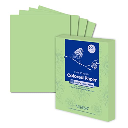 Papier coloré pour imprimante 90g/m² vert pour remplacer le papier blanc et classer vos fiches
