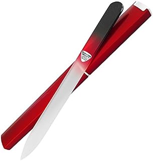 Glass Nail File with Case, Gentle Precision Filing, Leaves Nails Smooth, Professional Manicure