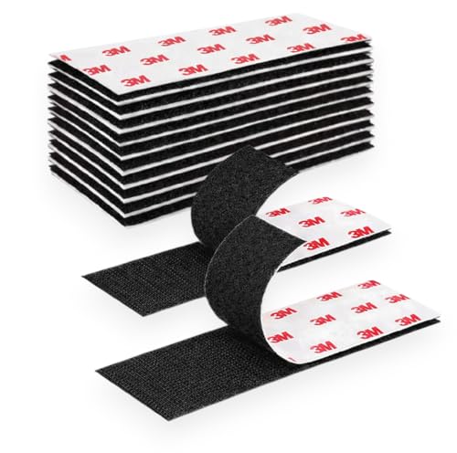 Dpm tapes – Système de fixation technique pour tissus, invisible pour fixer les coussins et les revêtements, amovible sans résidus – 20 mm x 100 mm 10 paires