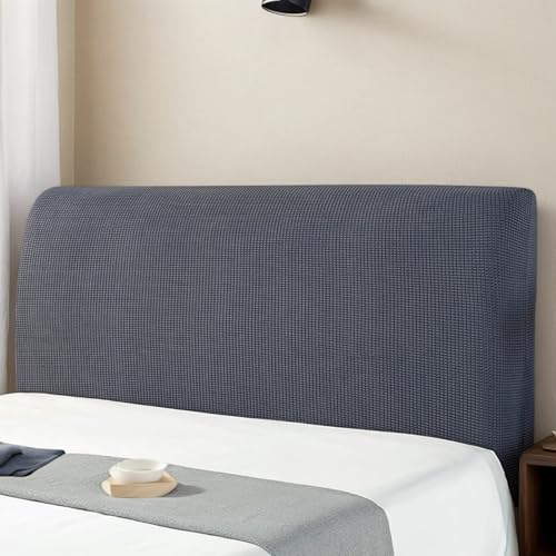 Fundas para Cabecera De Poliéster Funda Protectora para Respaldo De Cabecera Tamaño Completo Suave Y Cálida Protección para Dormitorio Moderno,B,150CM