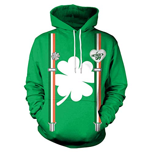 Sweat à capuche St. Patrick ample et confortable pour toutes les tailles