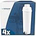 4 x filtr do wody do ekspresu do kawy Delonghi wkłady filtrujące DLSC002 / SER3017 firmy Wessper