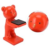 YUYTE Bear Watch, ręcznie wykonany stojak na zegarki, stacja dokująca z uroczym wzorem 3D, do bransoletek ozdobnych, do biura domowego (pomarańczowy)