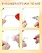 FIVEIZERO Needle Threaders Kit – 24 PCS Needle Threader for Hand Sewing,4 Type Simple Needle Threaders for Needles,Needle Threader for Sewing Machine & Embroidery Floss with Clear Storage Box
