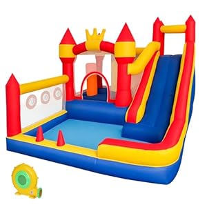 Liaakrr Bounce House, 8-in-1 Bounce...
