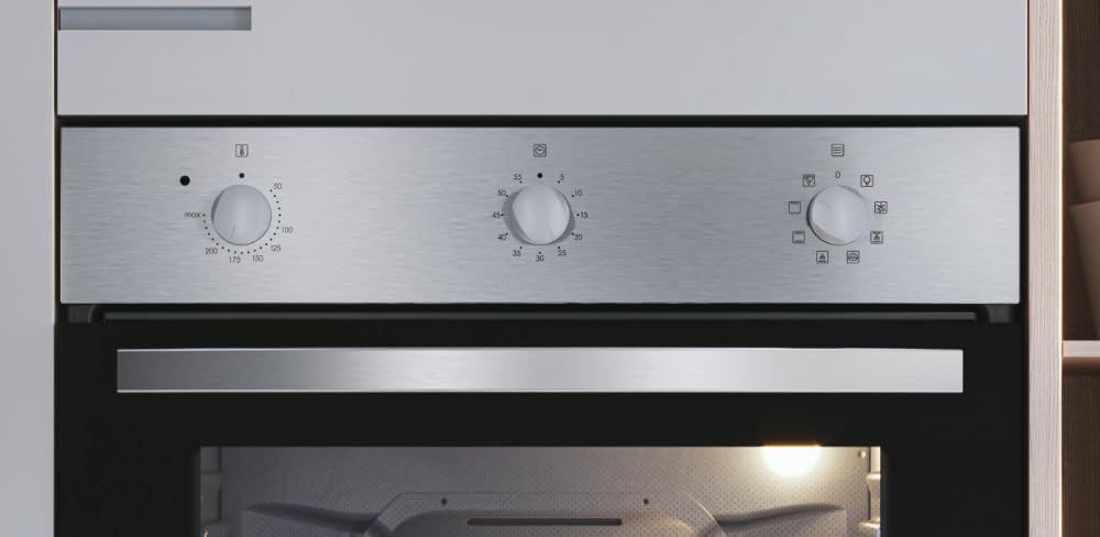 Forno Elettrico da Incasso Ventilato Multifunzione con Grill Capacità 65 Litri Classe Energetica A+ Larghezza 60 cm colore Inox - Idea FIDC X602IT