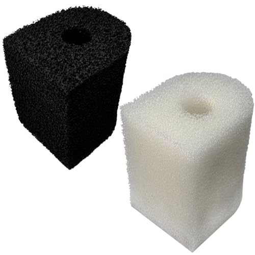 Image of 8 Pack Sponge Filters Compatible with Penn-Plax Cascade 600 Filter, 4 Pack Carbon Filters & 4 Pack Foam Filters