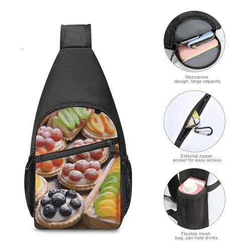 Bolso cruzado tipo sling para viaje y deporte miniatura 5