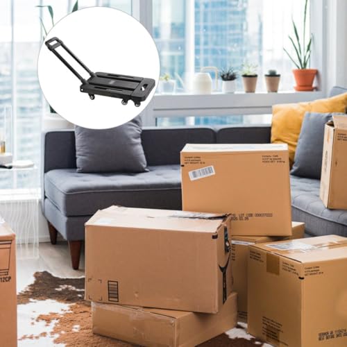 Plataforma inoxidable de transporte con ruedas PU para almacenamiento de gran carga 6