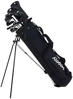 Robin Golf The Essentials 9-Club Women's Set — Complete Right-Handed Golf Clubs for Women 5'2''-5'10'' (Matte Black) — Sets Include Bag & Head Covers | for Beginners, Intermediate & Advanced Golfers