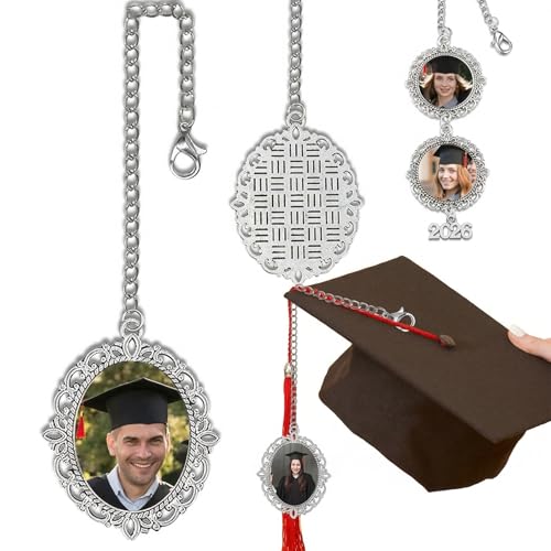 Bliver Custom 2026 Graduation Tassel Personalized Graduation Cap Tassels with Photos for Graduation Cap Decoration Photo Charms Graduation Gifts
