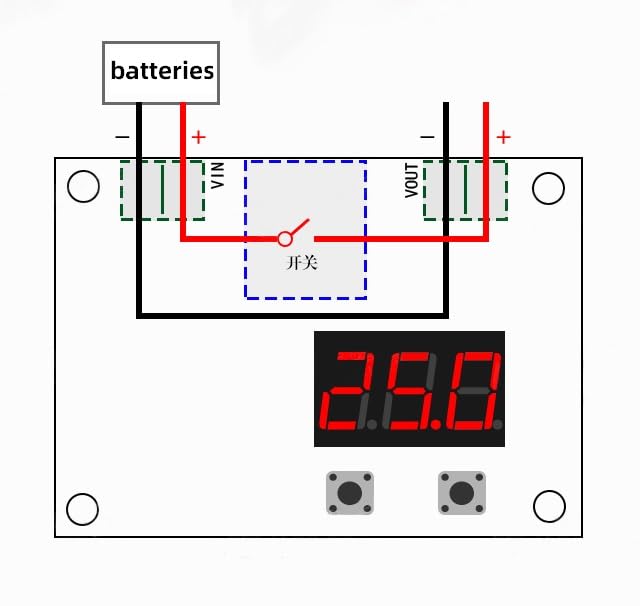Miniatura 4 de WWZMDiB 2 unids protector de voltaje comúnmente utilizado 12V interruptores de desconexión de bajo voltaje para 6-60V Solar, viento, batería y otros