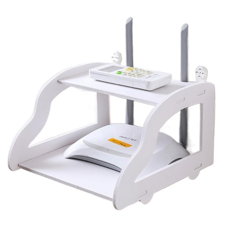 Skrzynka do zarządzania kablami Bezprzewodowy Router Wi-Fi Schowek Plastikowe Pudełko Kabel Zasilania Plus Uchwyt Drutu Ścienne Wiszące Wtyczki Pokładzie Półka Do Przechowywania Wystrój Domu DIY Pudeł