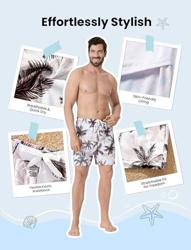 Image of PATPAT Family Matching Swimsuits Two Piece Hawaiian Tropical Beach Bikini and Swim Trunks Set Mommy and Me Bathing Suits