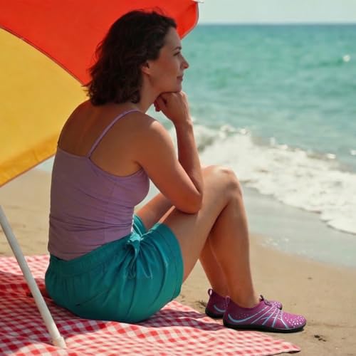 Image of Spesoul Womens and Mens Water Shoes Breathable Quick Dry Soft Barefoot Aqua Socks for Hiking Swim Beach Surf Yoga Sport