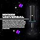 JBL Quantum Stream Mikrophon – USB-Mikrofon mit zweifachem Kondensator für Streaming, Aufnahmen und Spiele – Schwarz