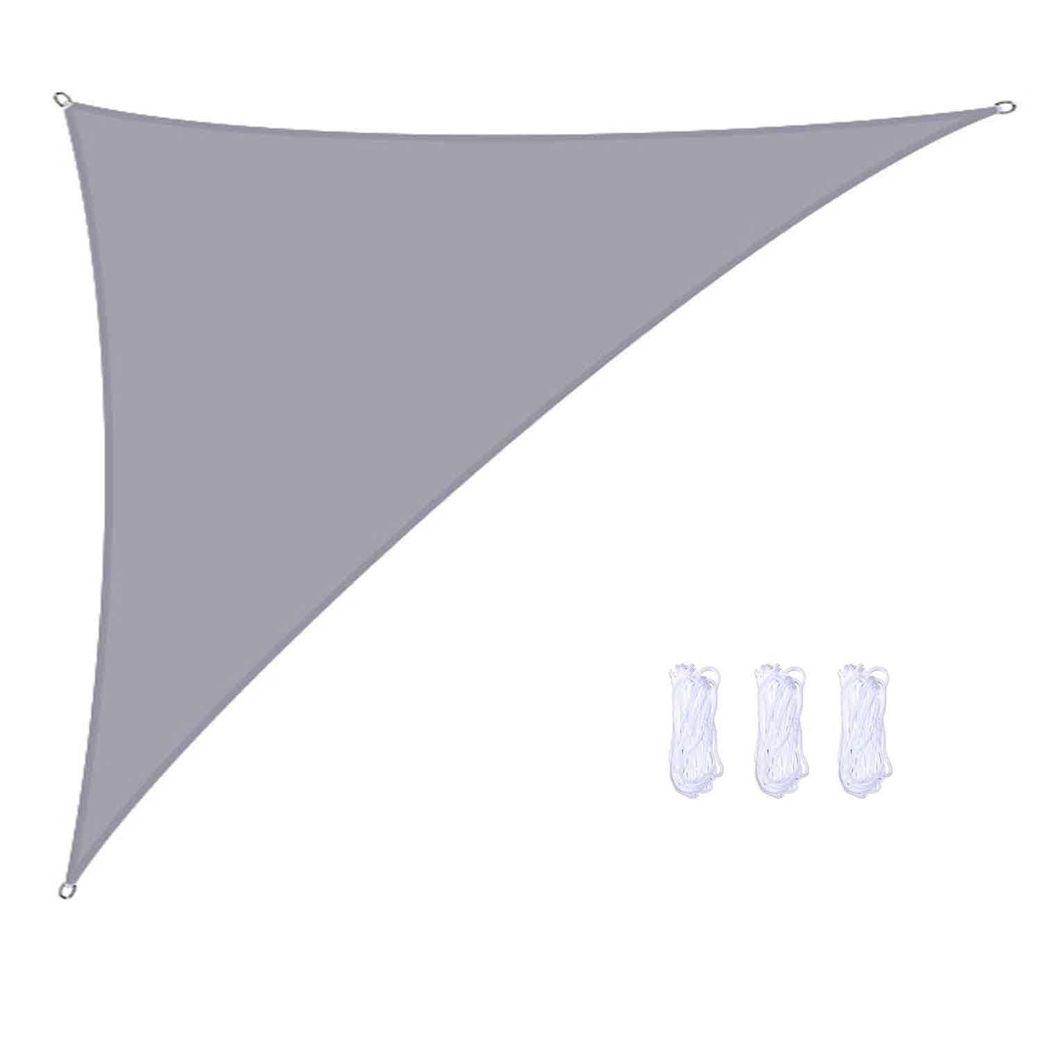Voile d'ombrage rectangulaire 3x4m respirante et anti-UV pour aménager le jardin et la terrasse