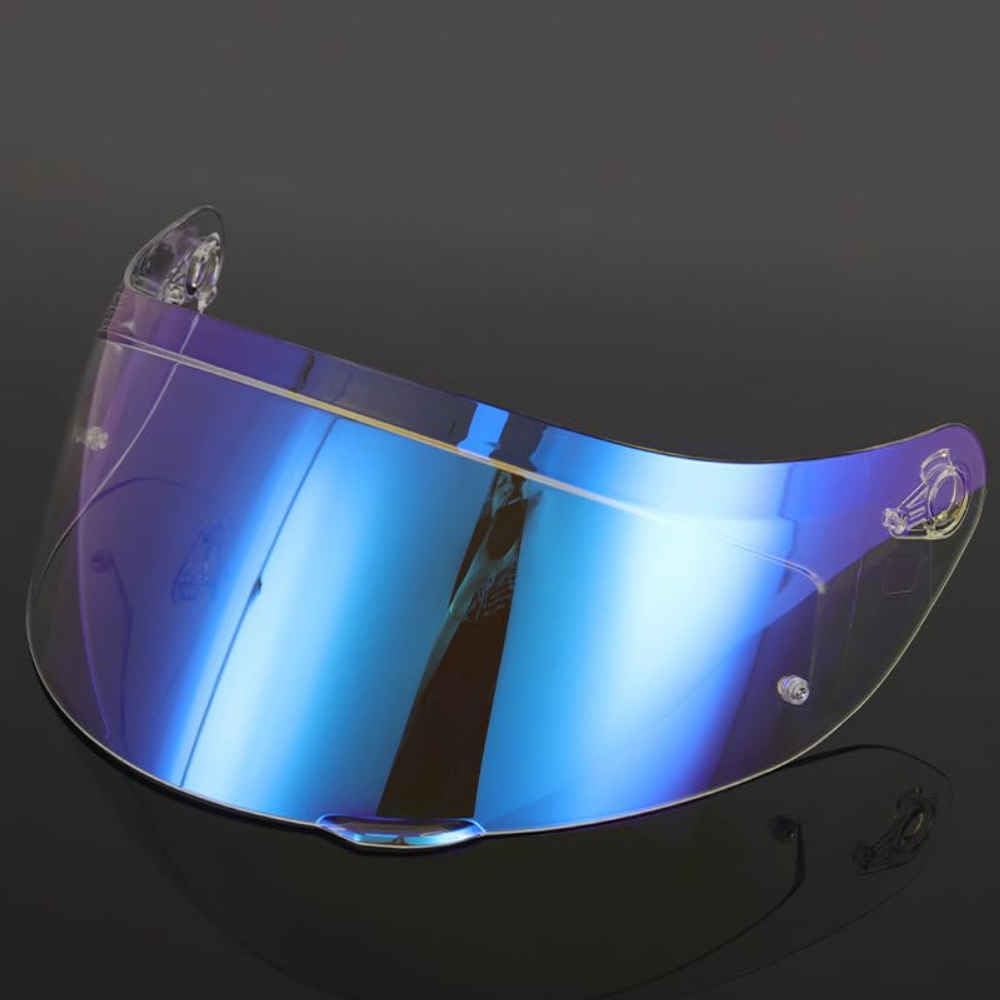 ZJHFDC Motorcycle Helmet Visor for AGV K1 K1S K5 K5S K3SV, Windproof Anti Scratch Helmet Visor Replacement Motorcycle Accessories,normal-Btransparentblue