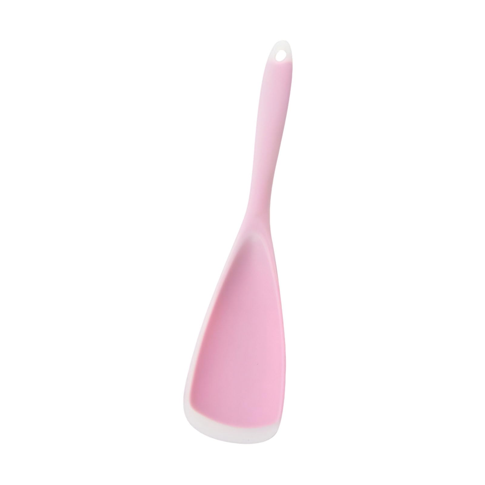 Osniyaw Transparent Pink Silicone Duckbill Spatula For Non-Stick Cookware, Heat Resistant Mixing Spoon, Multi-Purpose Kitchen Helper, Flexible Kitchen Tool